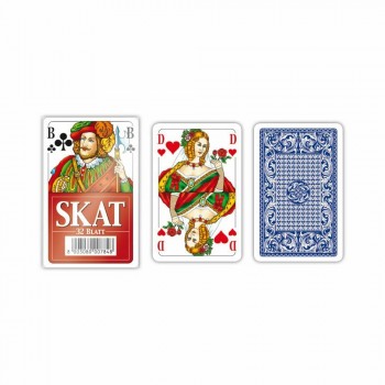 Modiano Skat žaidimų kortos (mėlynos)